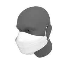 FN-N95-508 KF94 Style Mask on mannequin front view